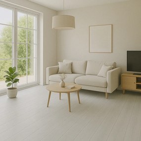 Beaulieu International Group, PVC podlaha - lino Polo 2117, na mieru, šíře 3m,4m, biela, pena, detská izba