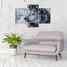 Obraz - Kreslený vlk (90x60 cm)