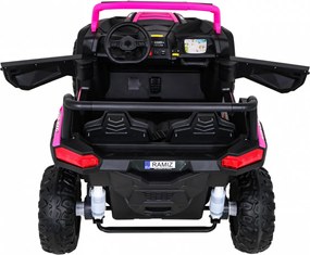 Ramiz Buggy ATV Racing pre 2 deti Ružová + pohon 4x4 + diaľkové ovládanie + pomalý štart + MP3 LED