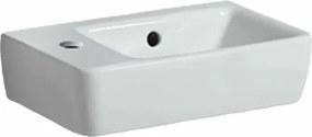 Geberit Selnova Compact umývadielko selnova 40x25 cm otvor pre batériu vľavo 501.518.00.7