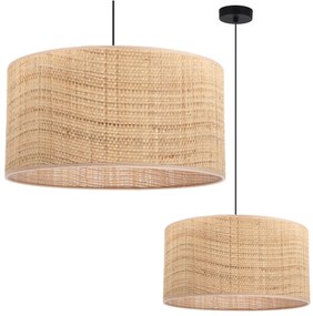 Závesné svietidlo Rattan, 1x ratanové tienidlo, (fi 40cm), b