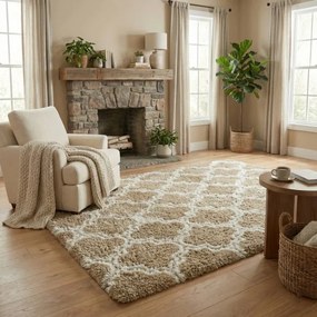 Protišmykový koberec DECOR béžový