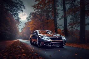 Obraz BMW v splne mesiaca