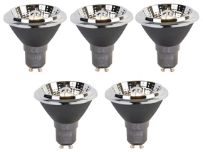 Sada 5 LED žiaroviek GU10 s 3-stupňovým stmievaním na teplú bielu AR70 6W 320lm 2000-3000K