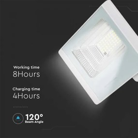 LED Vonkajší solárny reflektor LED/12W/3,2V IP65 6400K + DO
