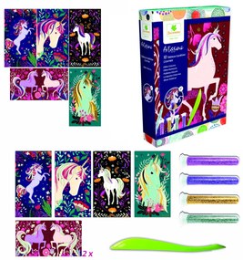 Artissimo - trblietkové pieskovanie - Jednorožce