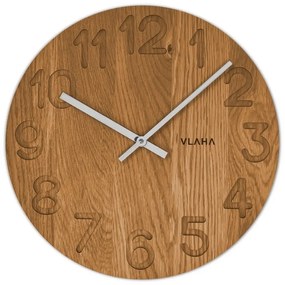 Drevené hodiny OAK Vlaha VCT1124, 34cm