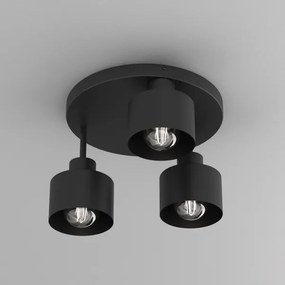 Stropné svietidlo PARKLA 3xE27/15W/230V čierna