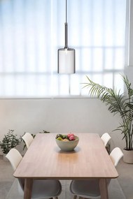 Toolight Toolight, stropné svietidlo 1xG4, APP1703-1CP GREY C, šedé sklo, OSW-04311