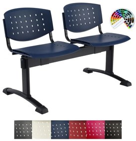 Dvojmiestna lavica multised 1122 LAYER plastová