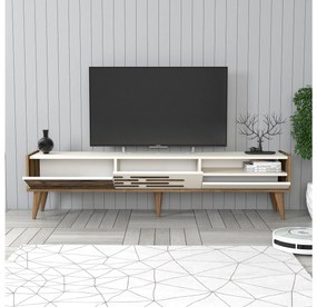 TV stolík/skrinka Tonase (orech + krémová). Akcia -20%. Vlastná spoľahlivá doprava až k Vám domov. 1095463