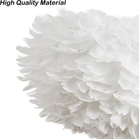 Brilagi - Stropné svietidlo FEATHER 3xE27/40W/230V pr. 40 cm biele