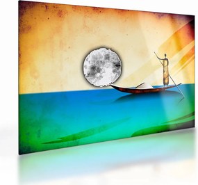 Sklenený obraz - Staroveká maľba (70x50 cm)