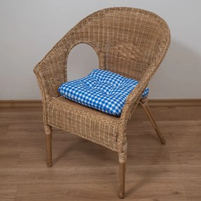 Podložka na stoličku Soft kostička modrý