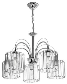 Luster na reťazi 5xE27/60W/230V
