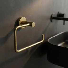 Kúpeľňový vešiak REA Leo 5610 zlatá kartáčovaná