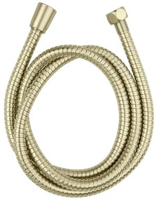 Matne zlatá sprchová hadica z nehrdzavejúcej ocele 150 cm Brass – Wenko