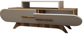 TV stolík Rose Walnut Cream