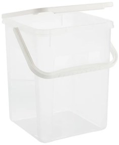 Rotho Nádoba na prací prášok, granule alebo bioodpad – 9 l DETERGENT Transparentná