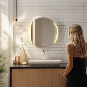Nimco Okrúhle LED zrkadlo pr. 600 s dvoma dotykovými senzormi - ZP 16000RVX