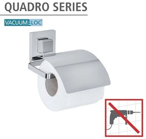Držiak na toaletný papier bez nutnosti vŕtania Wenko Vacuum-Loc, až 33g