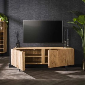TV-skrinka 28-50 Block 135cm Drevo Acacia  - Komfort-nábytok