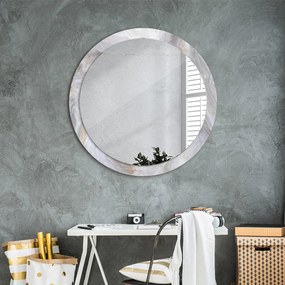 Okrúhle ozdobné zrkadlo Abstraktný mramor fi 90 cm