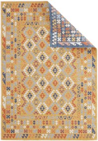 Obojstranný koberec Echo Aztec Navy