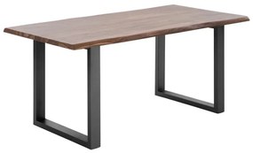 furniture-nabytek.cz - Masívny jedálenský stôl Bullwer z palisandru, lakovaný, hnedý – 170×90 cm