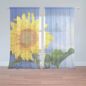 Sablio Záclony Slnečnice 2: 2ks 150x250cm