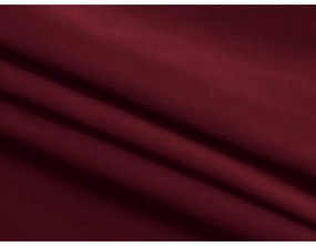 Vínovočervené zamatové kreslo Ekahi – Makamii