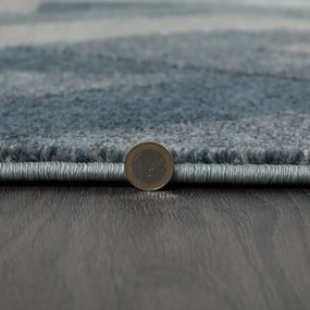 Modro-sivý koberec Flair Rugs Aurora, 200 x 290 cm
