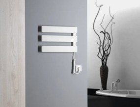 Aqualine Sapho, ELVIS Elektrický sušiak uterákov, 480x330x45mm, 50W, biela, EB480