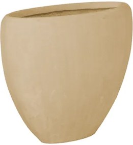 Polystone oval natural 38x18x30 cm