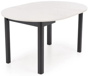 Rozkladací jedálenský stôl Ringo 102/142 cm kašmírový/čierny