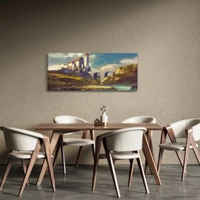 Obraz - Stredoveký hrad (120x50 cm)