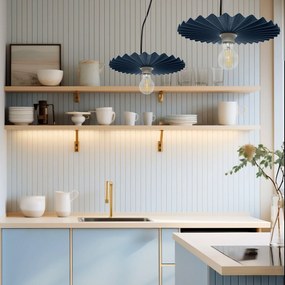 Toolight Toolight, stropné svietidlo 1xE27 APP1456-1CP, modrá matná, OSW-02443