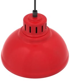 Luster na lanku SVEN 1xE27/15W/230V červená
