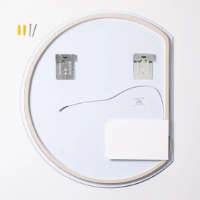 Brilagi - LED kúpeľňové zrkadlo MEZZO LED/18W/230V 60x50 cm IP44 CRI 90 stmievateľné +CCT