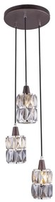 Globo 15761-3 - Krištáľový luster na lanku WOLLI 3xE14/40W/230V GL5353