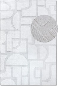 Kusový koberec Villeroy & Boch 106173 Cream, 120x170, biela, obývacia izba, Villeroy & Boch