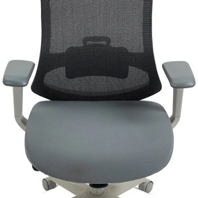 BONTEC Kancelárska stolička, synchrónny mechanizmus, sivá sieťovina, KA-V321 GREY Farba: Šedá