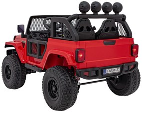 RAMIZ Elektrická autíčko OFF-ROAD 3.0 - červené - 4x35W- BATÉRIA - 12V14Ah - 2024