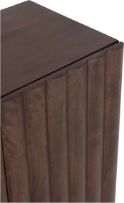 Hnedá komoda z mangového dreva 160x80x40 cm Tamira – MOME