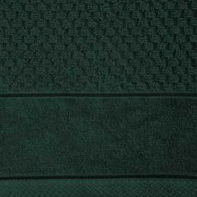 BAVLNENÝ UTERÁK FRIDA 50X90 CM TMAVOZELENÁ