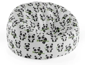 Sablio Sedací vak Cocoon Pandy s větvičkou - 75 x 45 x 35 cm