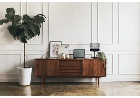 Stolná lampa CORAL 1xE27/60W/230V čierna/šedá