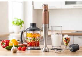 Sencor - Tyčový mixér 4v1 1200W/230V nerez/medená