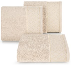 BAVLNENÝ UTERÁK LAYLA 70X140 CM BÉŽOVÁ