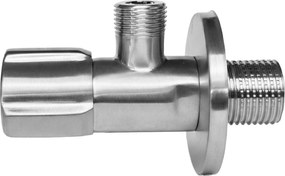 Rea Rea, rohový ventil 1/2" x 3/8", brúsená oceľ, REA-03615